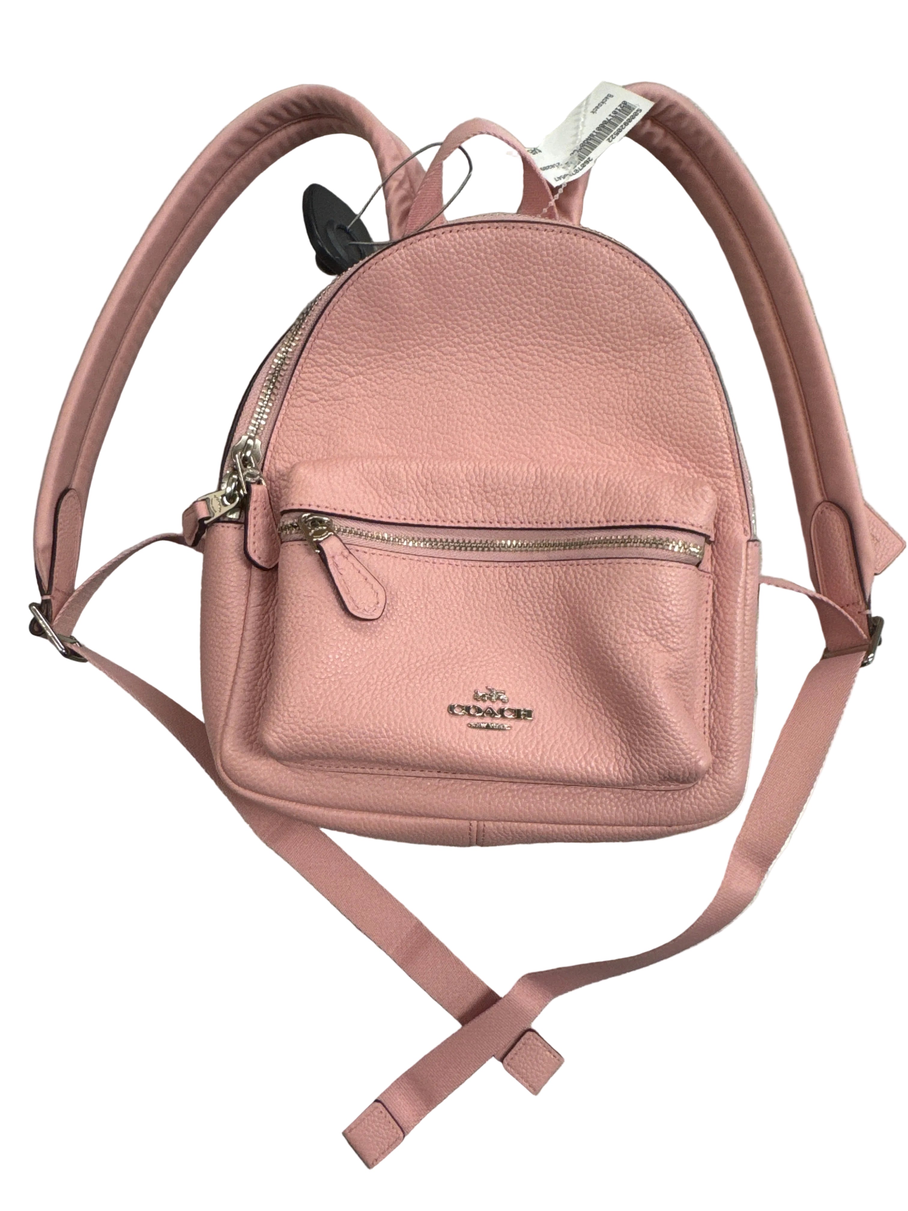 WOMEN PINK COACH SMALL BACKPACK