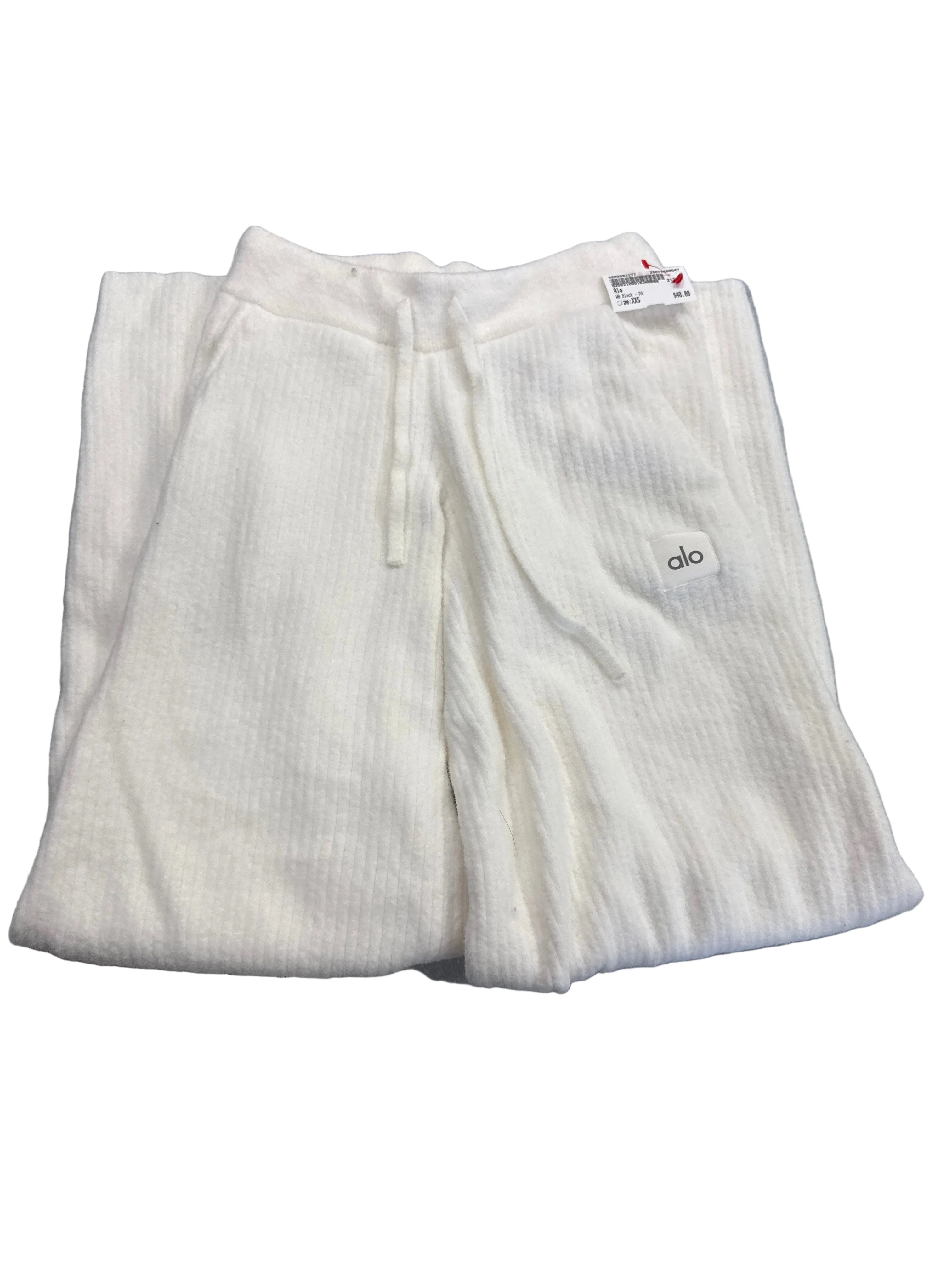 WOMEN ALO SNUGGLE UP SWEATER PANTS (XXS)