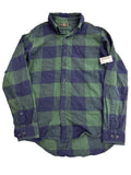 MEN GREEN PLAID OVO LONG SLEEVE (XS)