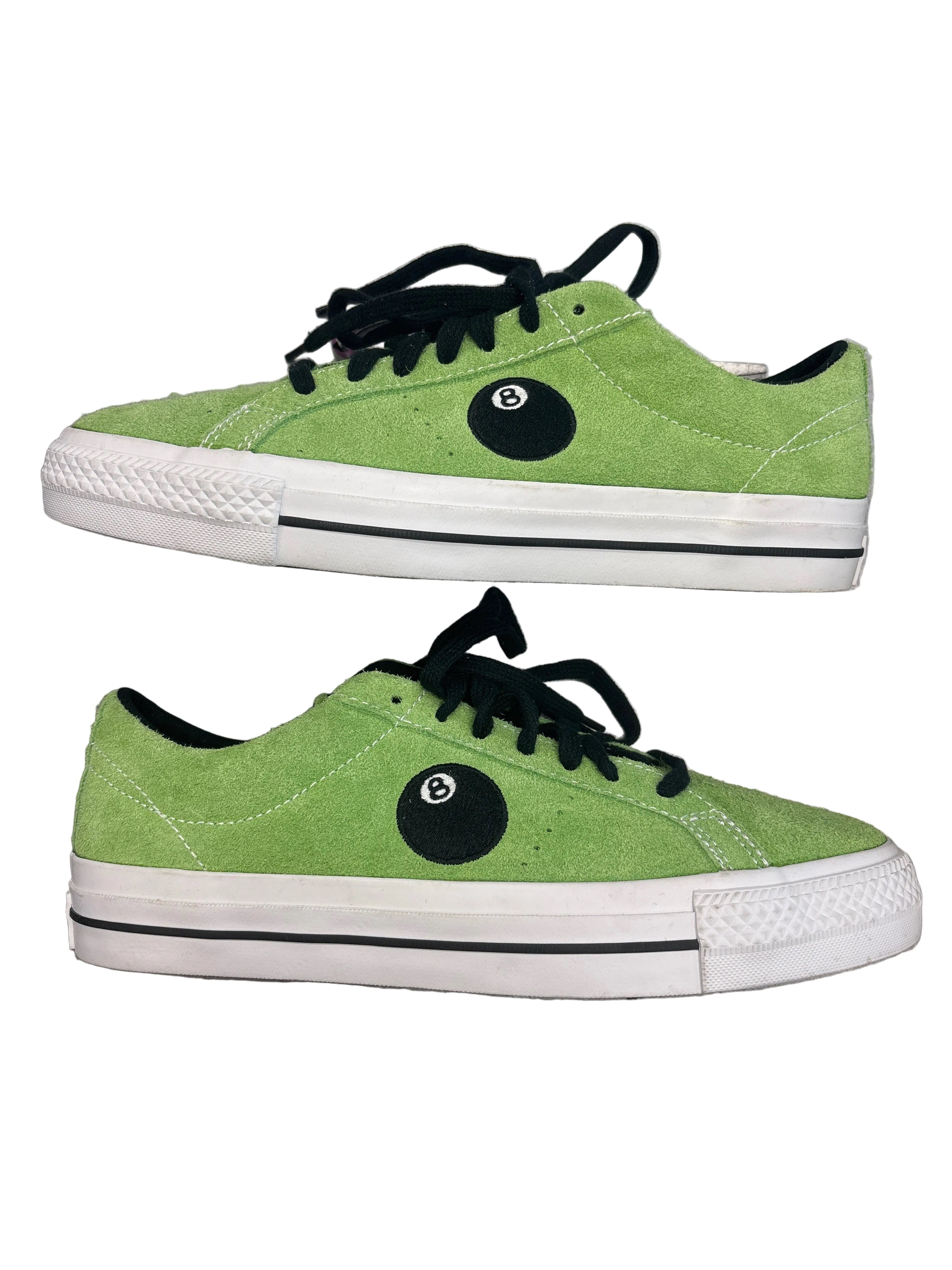 Green CONVERSE x STUSSY One Star Pro sneakers