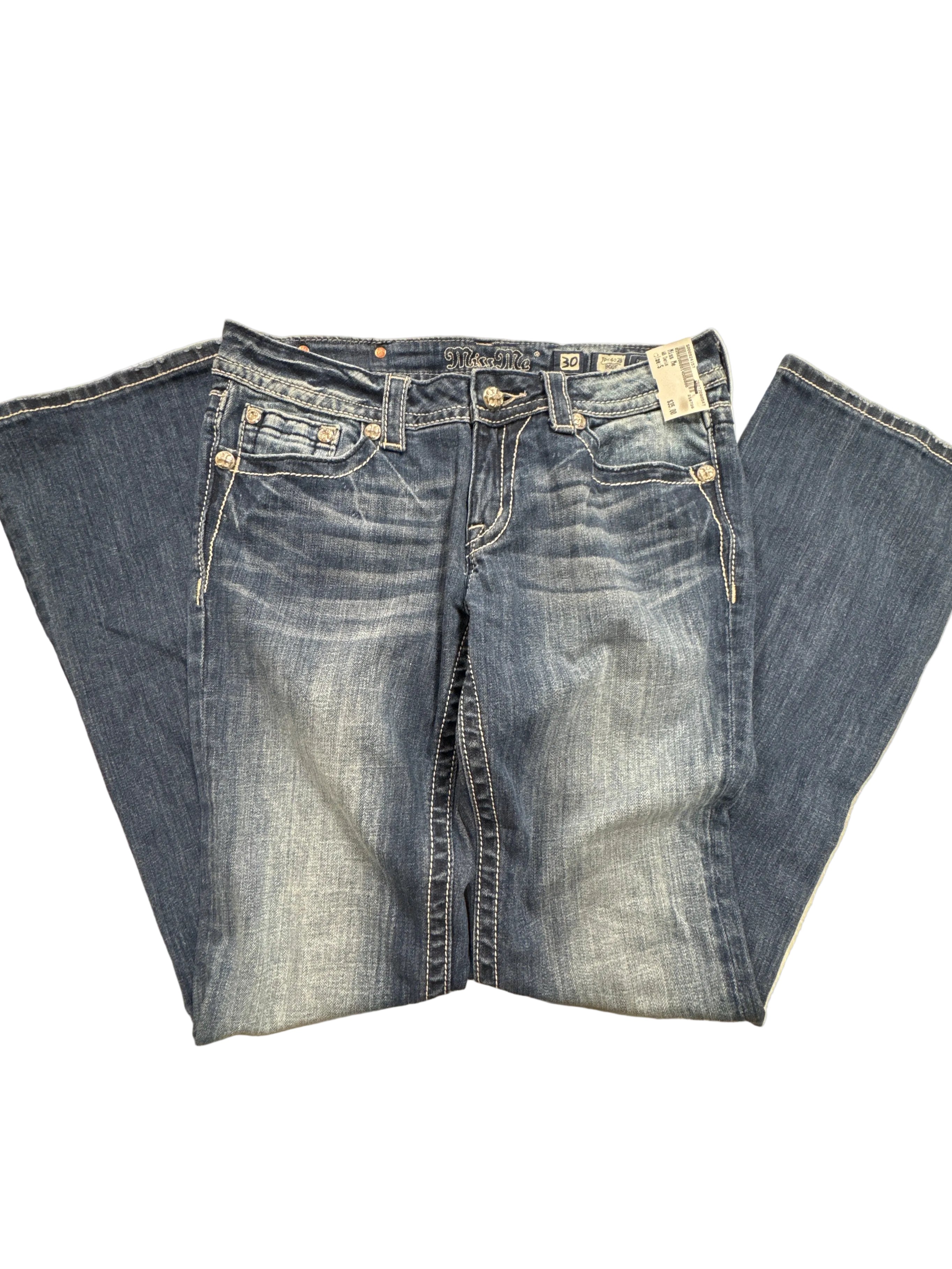 WOMEN MISS ME VINTAGE JEANS (SIZE 30)