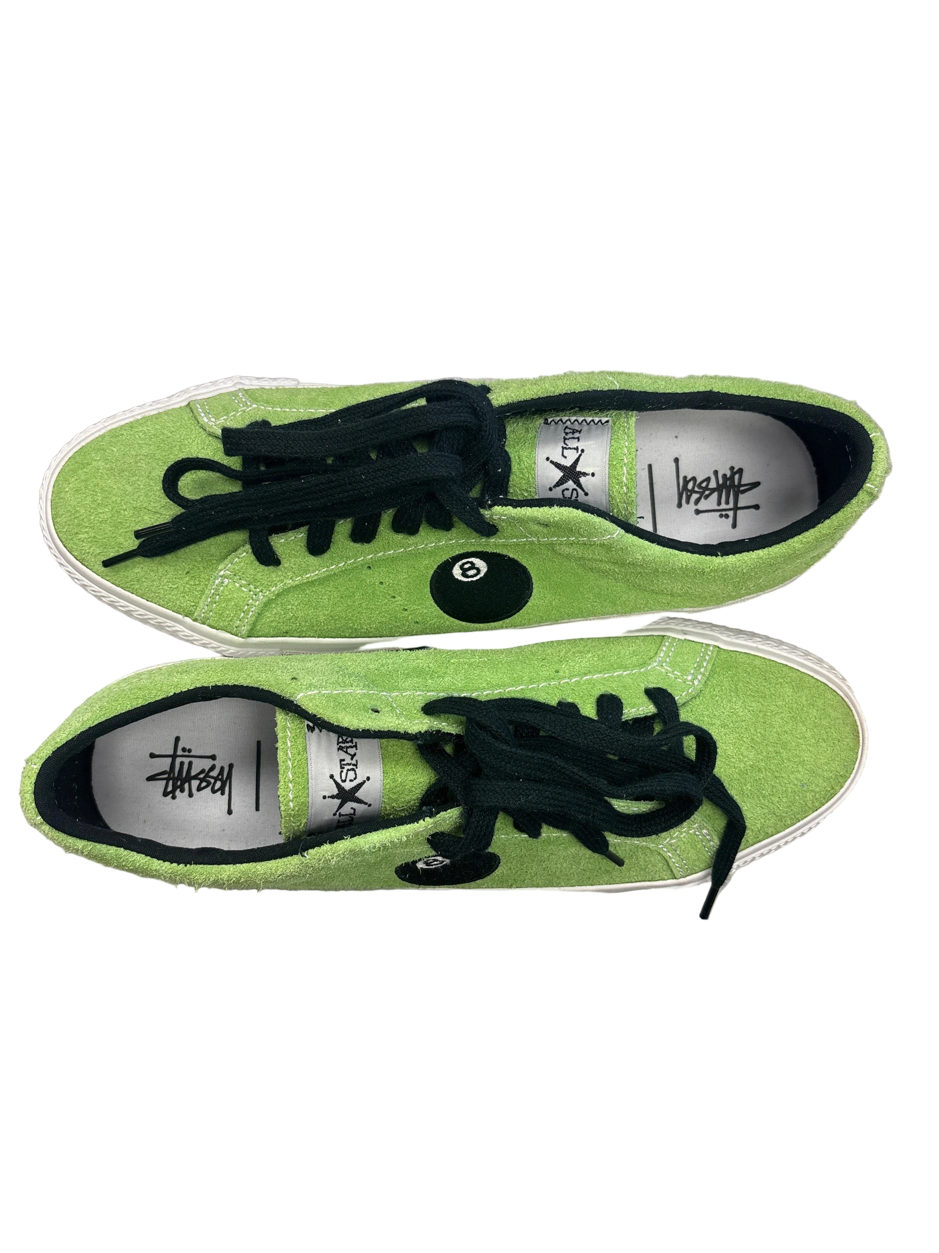 Green CONVERSE x STUSSY One Star Pro sneakers