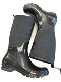 WOMEN BLACK COACH BOOTA (SIZE 9)