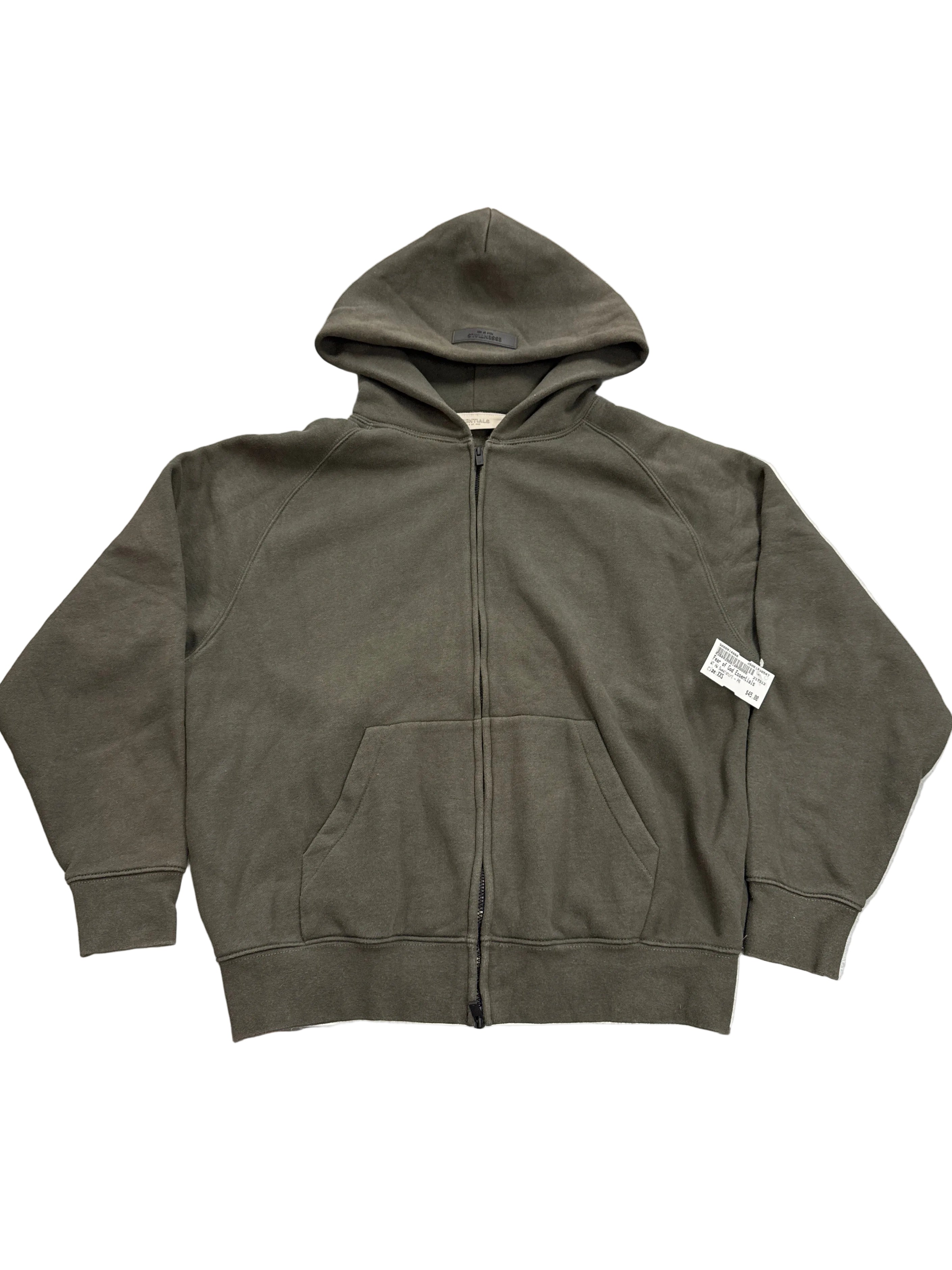 WOMEN ESSENTIALS FEAR OF GOD ZIP-UP (XXS)