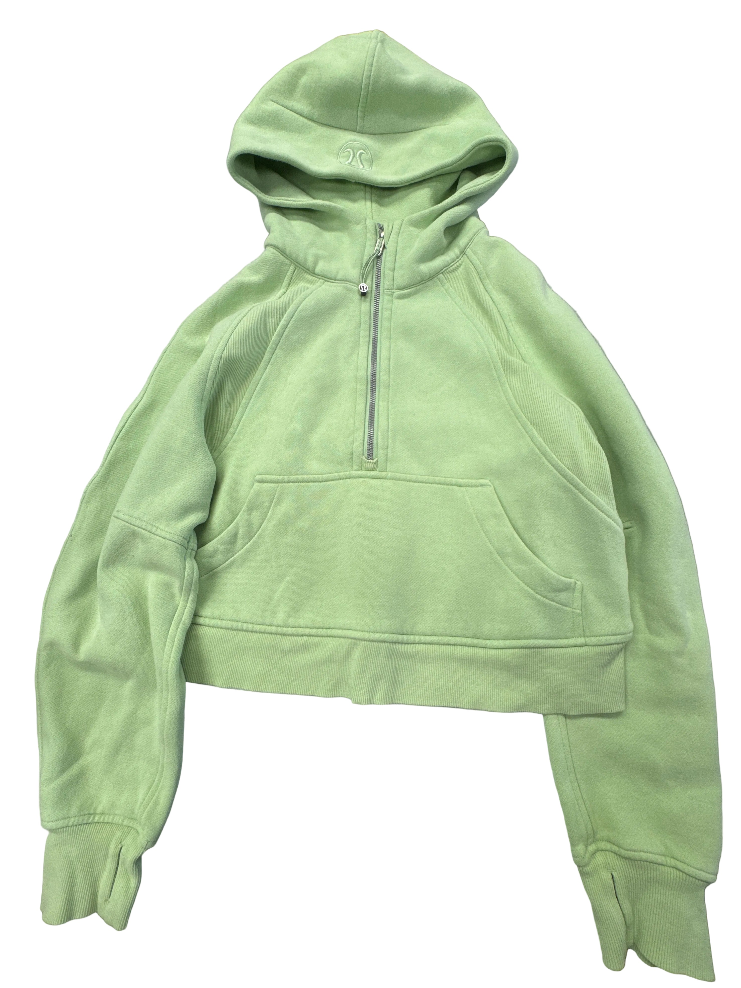 WOMEN MINT GREEN LULULEMON HOODIE (S)
