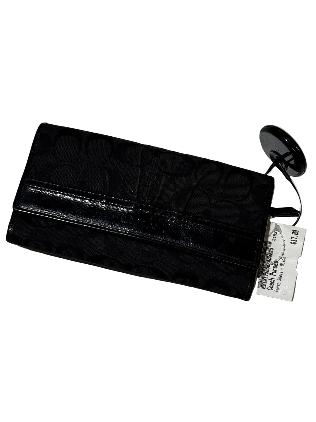 WOMEN BLACK COACH WALLET