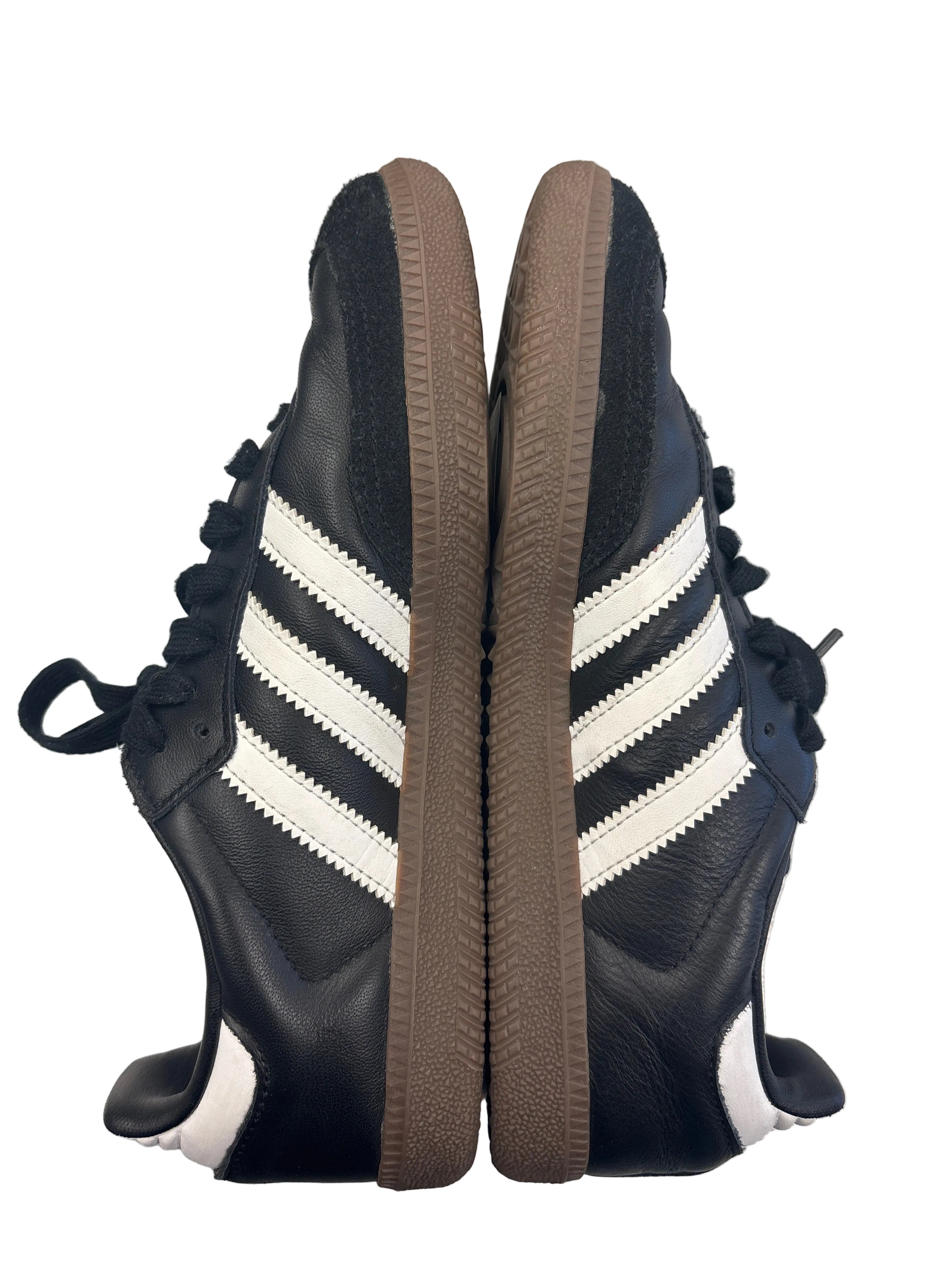 Women’s Black Adidas Sambas (6.5W)