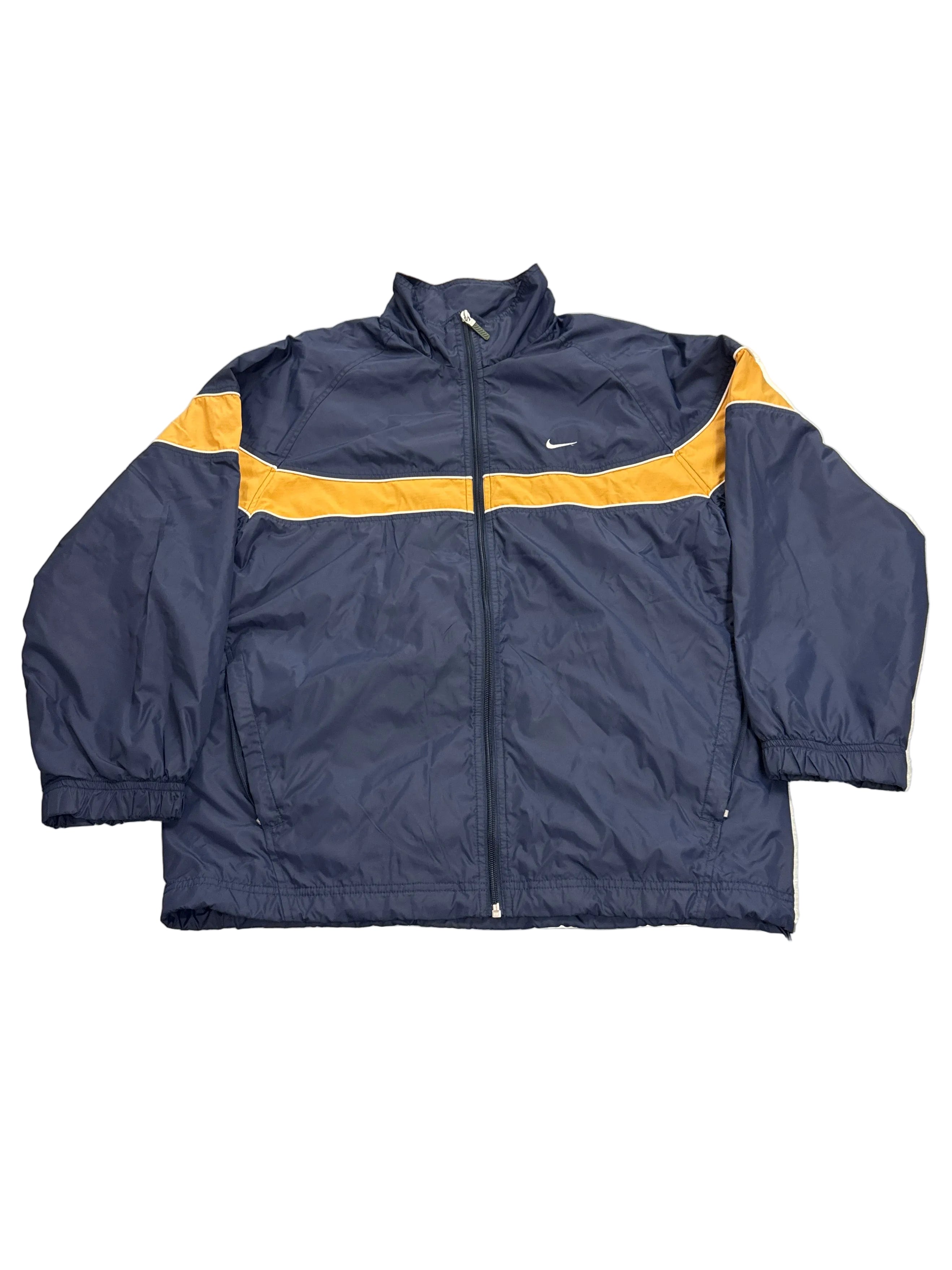 MEN NIKE NAVY/ORANGE WINDBREAKER (M)