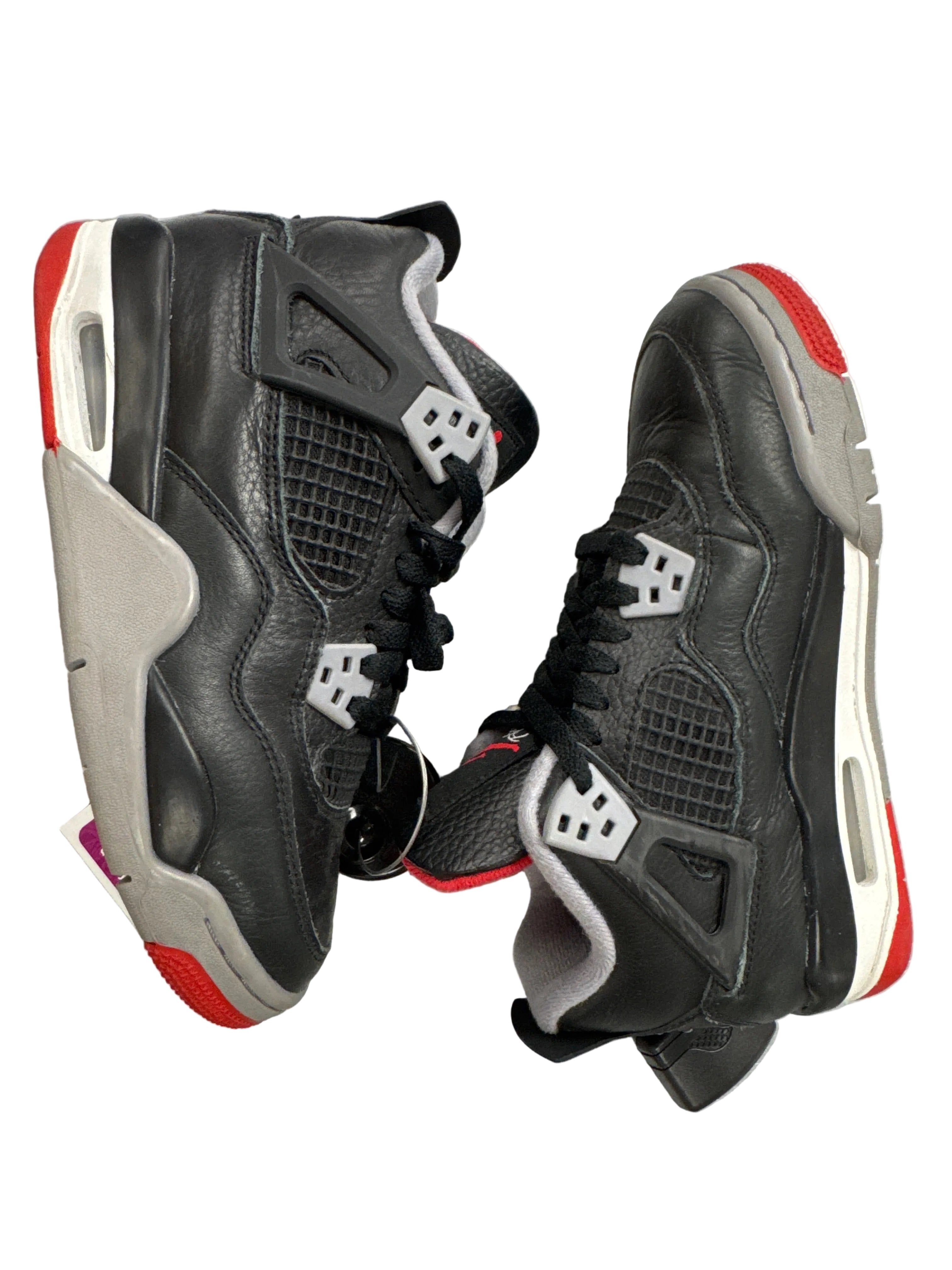 WOMEN JORDAN 4 “BRED” (4Y = 5.5Y)
