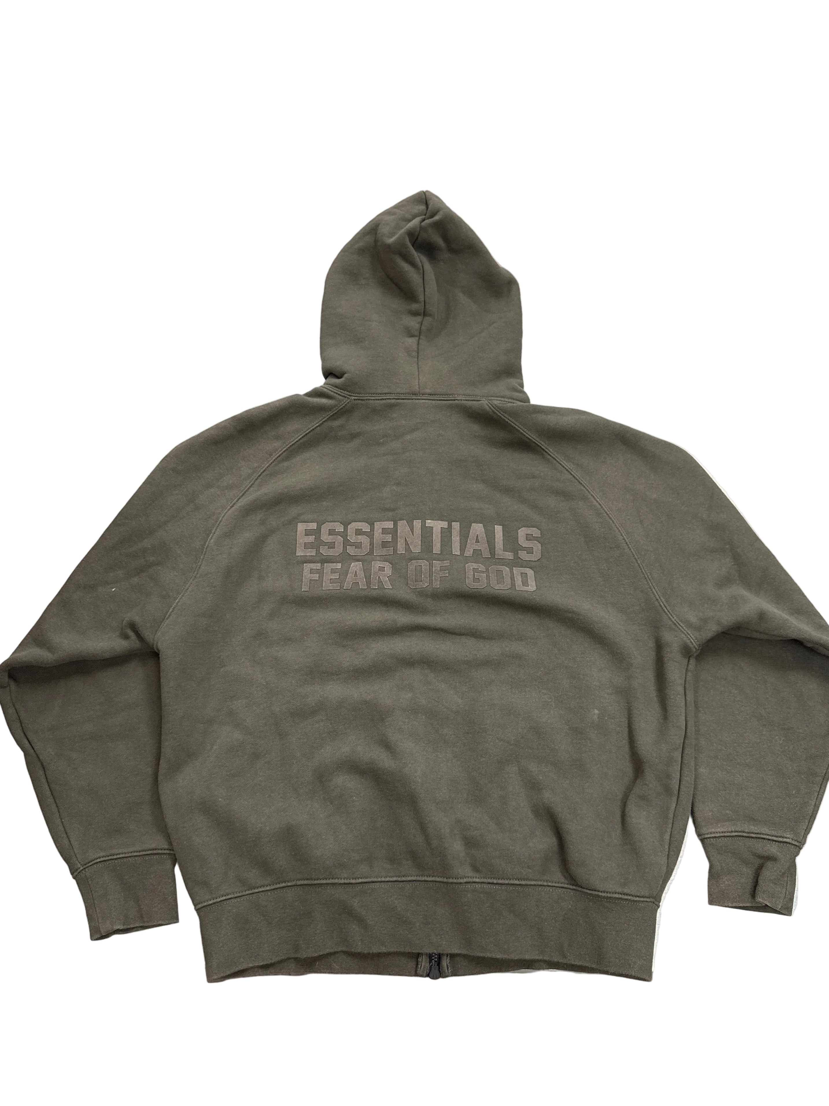 WOMEN ESSENTIALS FEAR OF GOD ZIP-UP (XXS)
