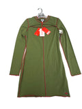 WOMEN NEW DIESEL GREEN DRESS (S)