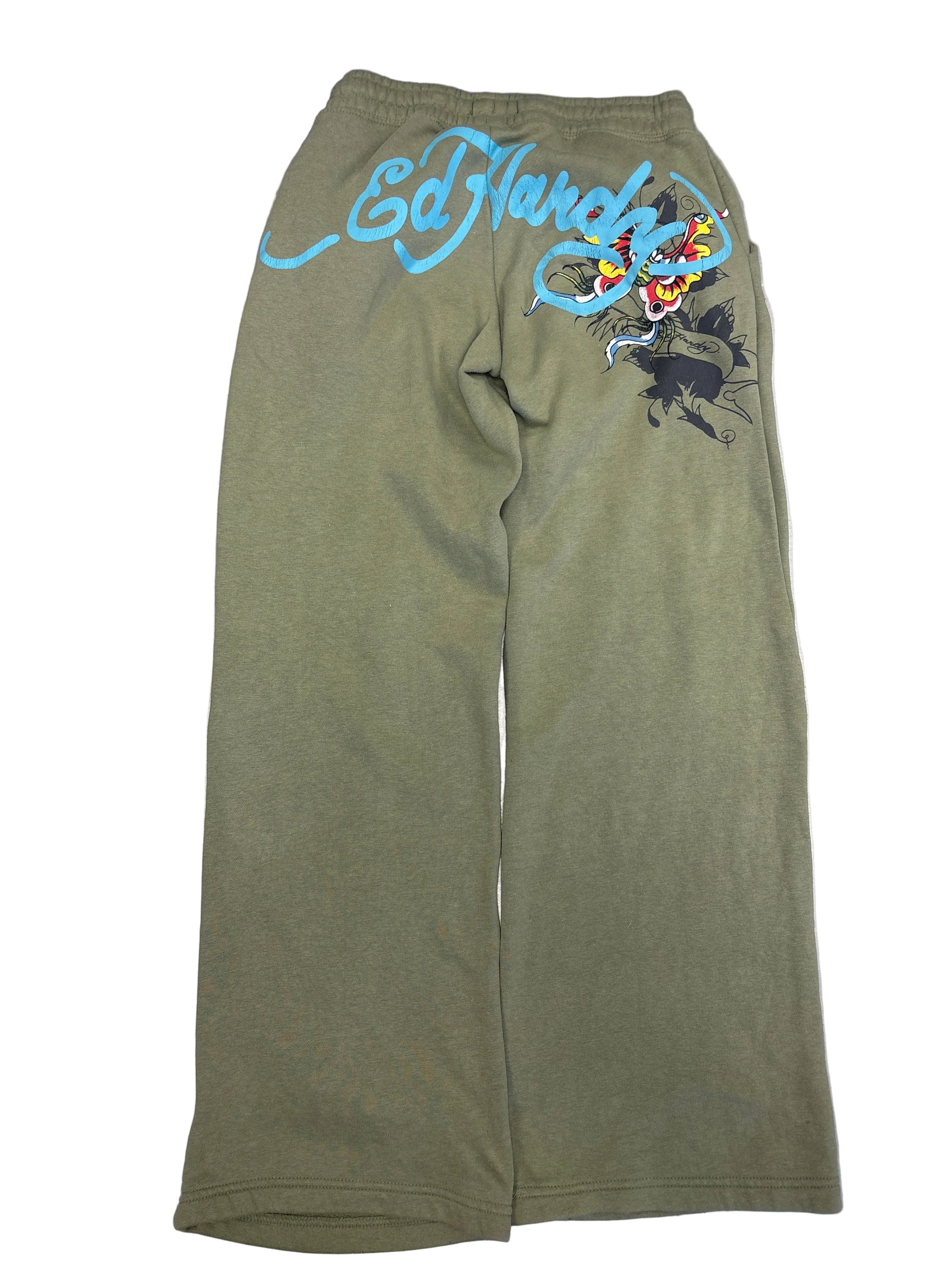 Women’s Green Ed Hardy Sweatpants (s)