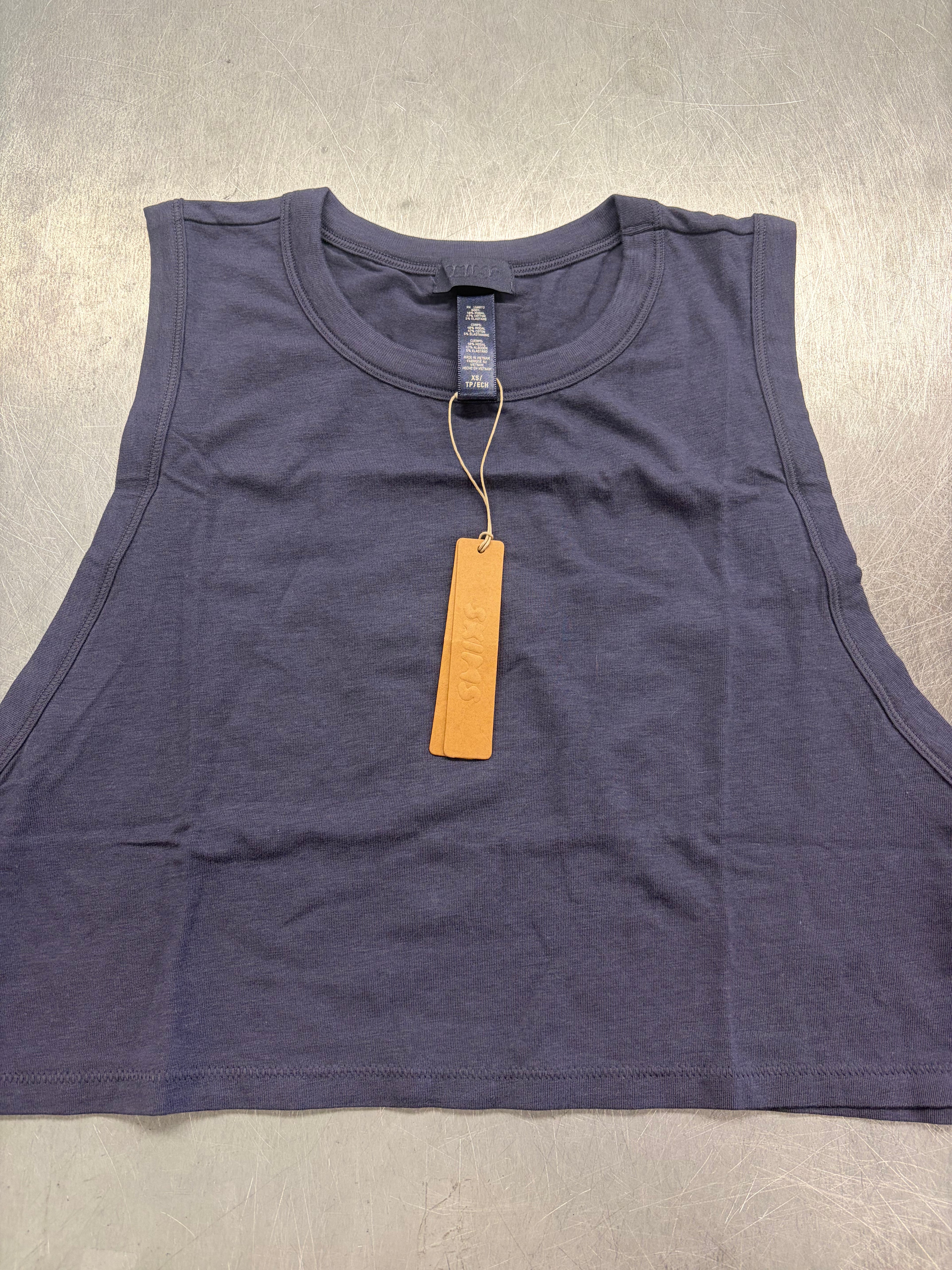 WOMENS SKIMS TANK NAVY SZ XS